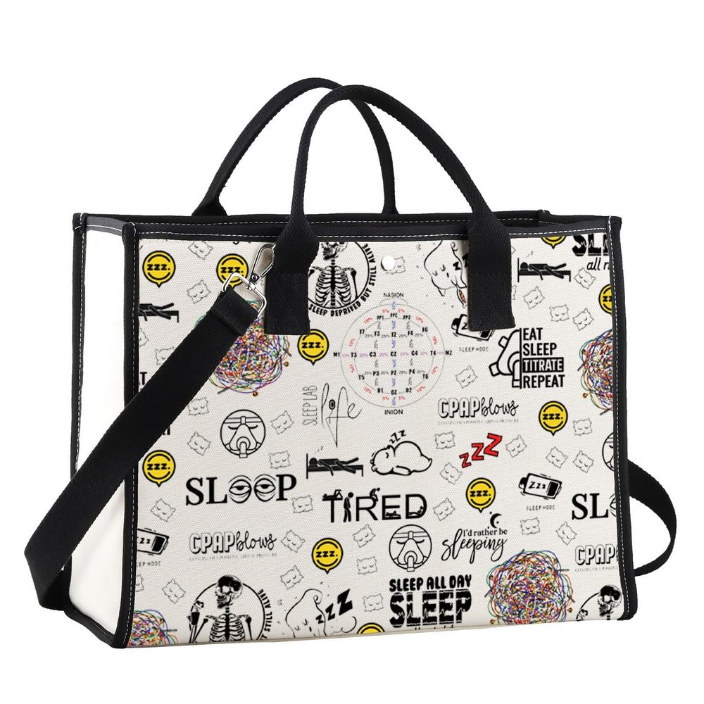 Sleep Tech Tote Bag Sleep Technologist Gifts Sleep Medicine Squad Gifts Rpsgt :